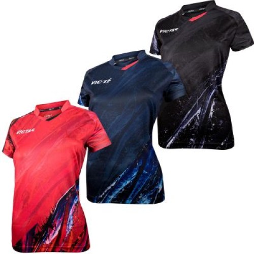 VICTAS moteriški sportiniai marškinėliai V-Ladyshirt 229 VICTAS moteriški sportiniai marškinėliai V-Ladyshirt 229
