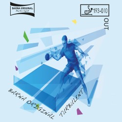 Barna pusiau ilgų dantukų guma Turbulent