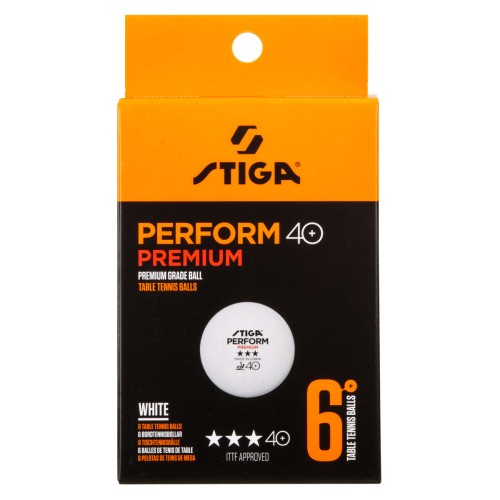 STIGA kamuoliukai „Perform Premium“ *** ABS 6 kamuoliukų pakuotė STIGA kamuoliukai „Perform Premium“ *** ABS 6 kamuoliukų pakuotė