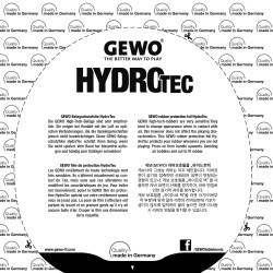 Защитная пленка для резины GEWO HydroTec Tensor