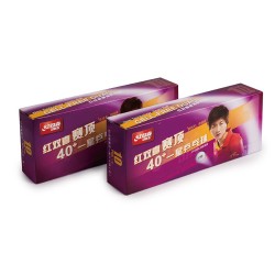 DHS Ball CELL-FREE DUAL * 40+ – Durable ABS Table Tennis Training Ball