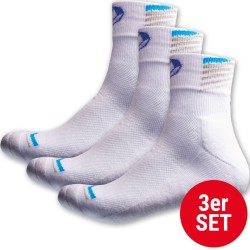 Носки Donic Siena, 3 пары, белые / синие, для взрослых