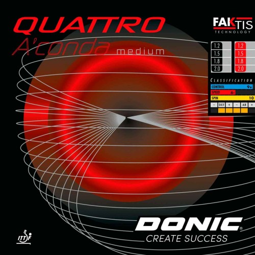 Donic guma Quattro Aconda MEDIUM