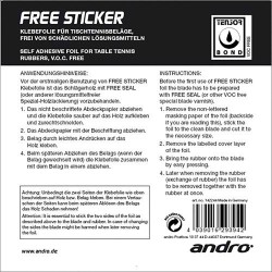 Клеевая плёнка Andro Free Sticker Клеевая плёнка Andro Free Sticker