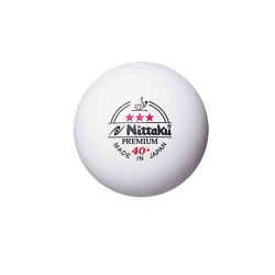 Мячи Nittaku Premium 40+ *** Cell Free, 120 шт., белые Мячи Nittaku Premium 40+ *** Cell Free, 120 шт., белые