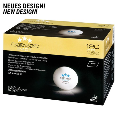 Donic Ball P40+ *** 120er white